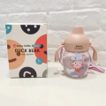 1pcs 280ml Mumpot Baby Kettle Duck Beak Cute Cartoon Children Straw Bottle Portable Leakproof Anti-choking Water Cup Large Capacity Baby Infant Learning Training Drinking Bottle. 