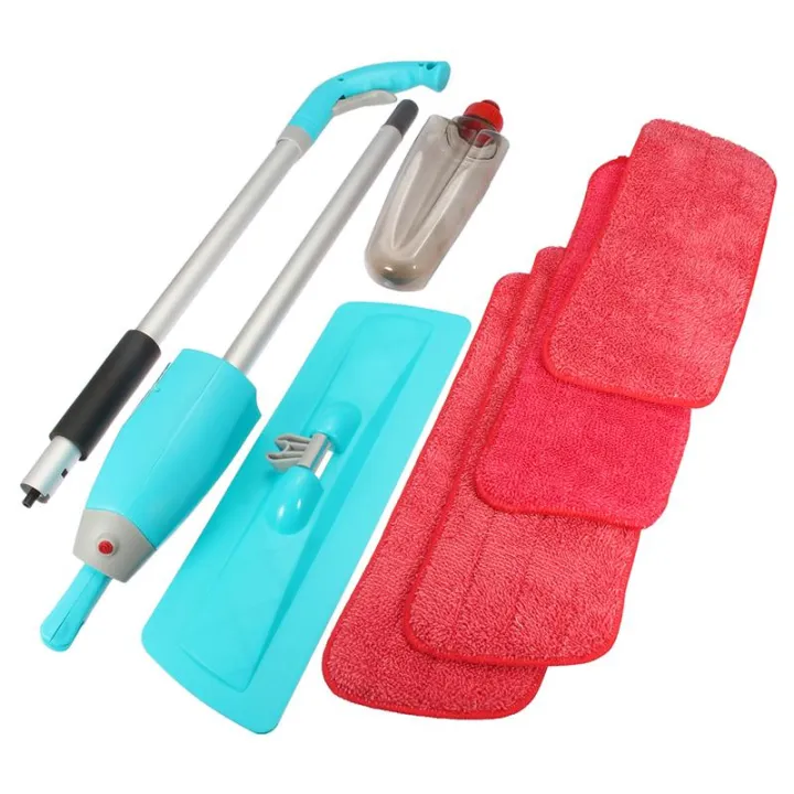 Facilitating%20your%20life%20Water%20Spray%20Household%20Flat%20Mop%20Floor%20Cleaner%20360%C2%B0%20Spin%20Head%20Dust%20Mop%20Replaceable%20Blue%20-%20Image%207