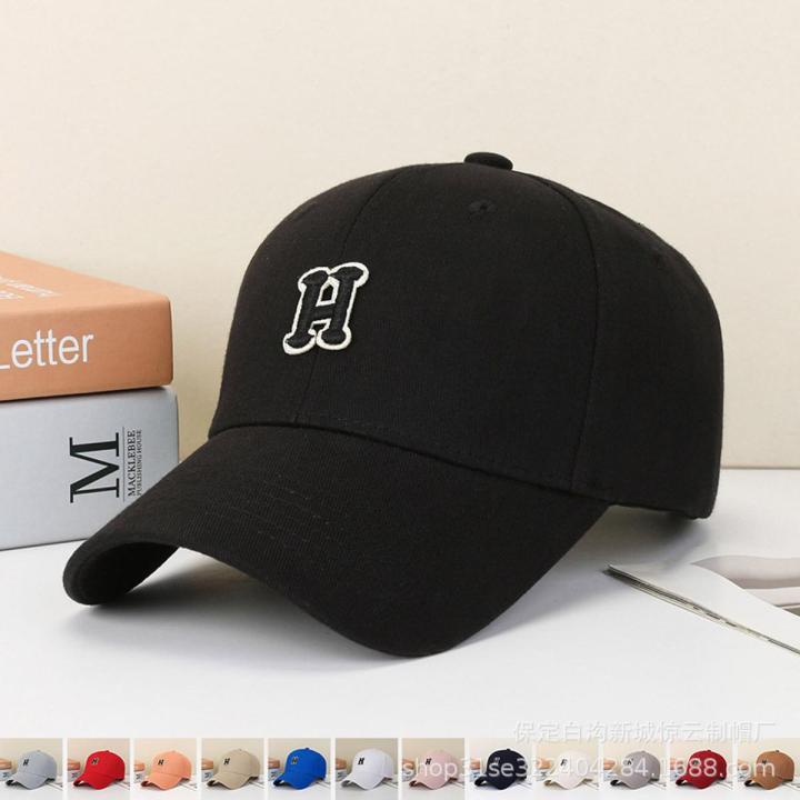 Internet celebrity lettersinsMen's Korean-Style Peaked CapHBaseball Cap Women's Fashion Casual Korean Style Fashion Sun Hat