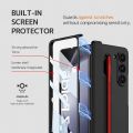 Case with Pen for Samsung Galaxy Z Fold 6 with Tempered Glass Screen Protector Magnetic Hinge Cover S Pen Holder.