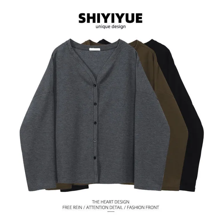 Knitted%20Coat%20Spring%20and%20Autumn%20All-Matching%202021%20New%20Korean%20Style%20Loose%20Student%20Small%20Outer%20Wear%20Cardigan%20ins%20Tide%20-%20Image%203