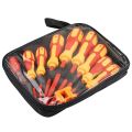 9 Piece 1000V Insulated Electrician Screwdrivers Set with Magnetic Tips and 1 Test Pen Electrical Screwdriver Set. 