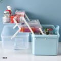 Art Student Storage Box Medicine Box Household Large Capacity Medical Emergency Storage Box Family Pack Suitcase. 