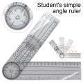 【100%-original】 3PCS 360 Degree 0-140mm Angle Medical Spinal Angle finder Goniometer Protractor Angle Ruler. 