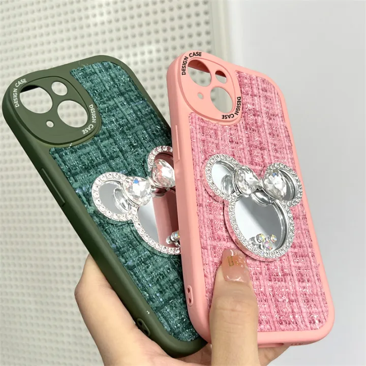 Jizetin%20for%20OPPO%20F19%20Pro%20/%20A94%20/%20Reno5%20F%20Back%20Cover%20Shiny%20Bowknot%20Makeup%20Mirror%20Fabric%20Texture%20Back%20For%20Girls%20Soft%20Silicone%20Edge%20Phone%20Case%20-%20Image%206