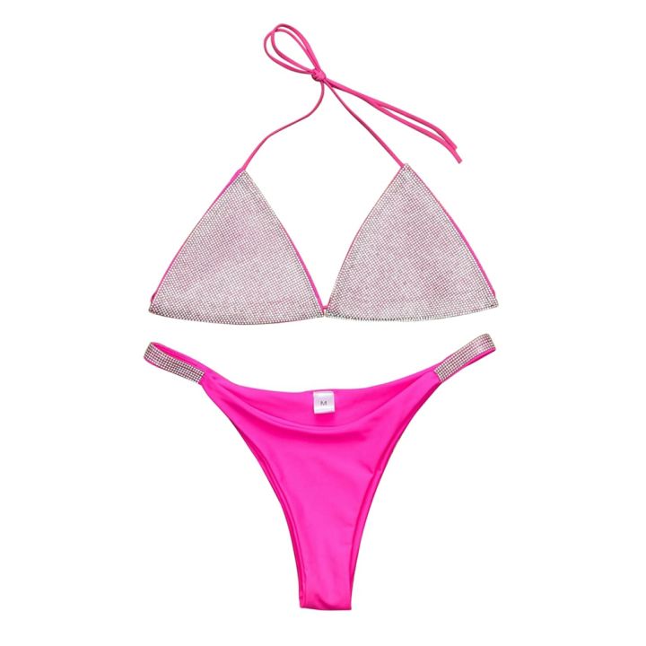 Women's%20Sexyy%20Shining%20Diamond%20Split%20Swimsuit%20Sexyy%20Bikini%20Shining%20Silver%20Solid%20Bra%20Bikinis%20Set%20Sexyy%20Swimwear%20Without%20Chest%20Pads%20and%20Underwires%20(S/M/L)%20-%20Image%205