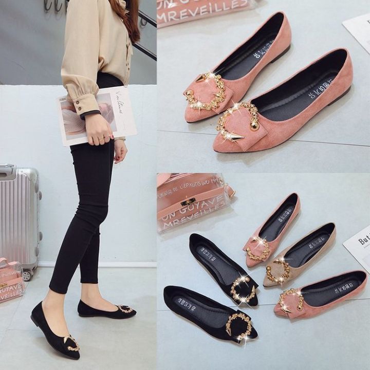 Beanie shoes women's 2020 autumn Korean version flat heel shoes ins tide summer net red slip shoes