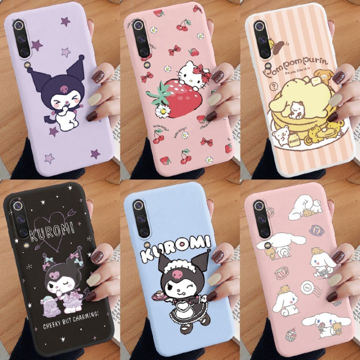 Kawaii Sanrio Cinnamoroll Coque For Xiaomi A3 Bags Mi A3 Lite Phone Case Kulomi Soft TPU Funda For Xiaomi Mi A3 Cover
