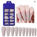 100pcs Long Ballerina False Nail Press On Nails Matte Acrylic Extension Coffin Forms Nail Tips Gel Nail Polish Artificial Nail. 