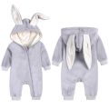 Baby Winter Romper for Newborn Infant Toddler Boy Girl Warm Overall Clothes One Piece Rabbit Jumpsuit Hoodie Bunny Costume 0-24M. 