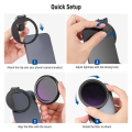 Clip on 67mm ND2-32 Magnetic Phone Lens Filter Kit Filter Adapter Ring Magnetic Filter for 15 14 13 Pro Max S22 S23 Ultra.
