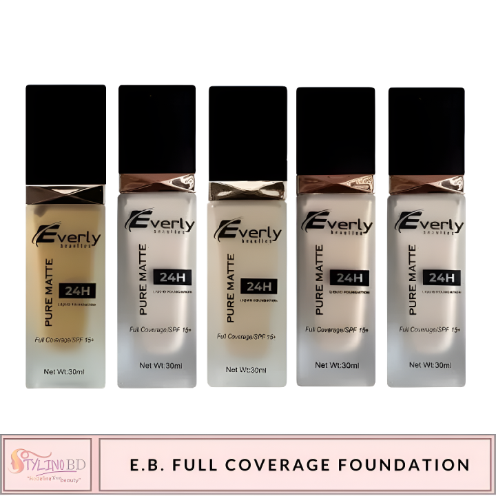Everly%20Beauties%20Foundation%20Pure%20Matte%20Full%20Coverage%20Liquid%20Foundation%20with%20Spf%2015+%20-%20Image%203