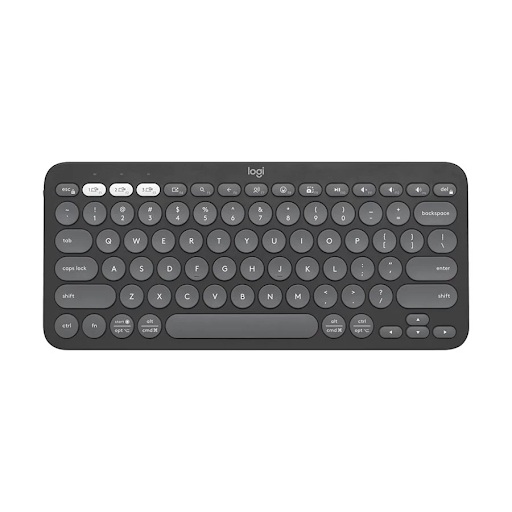 Logitech Pebble Keys 2 K380S Bluetooth Multi Device Tonal Graphite Keyboard #920-011753