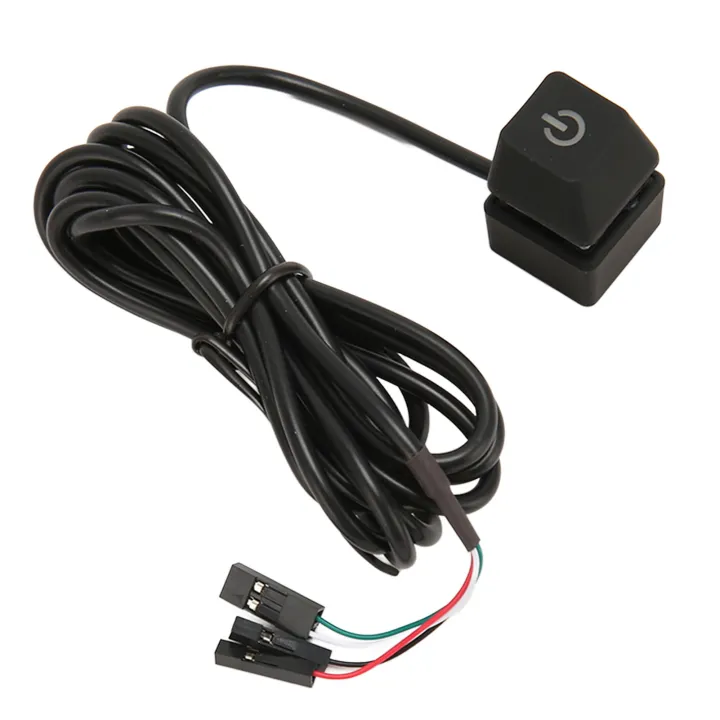 PC Power Button Extension External Flexibility PC Power Switch Power Supply Control Adapter Cable Computer Host Button 1.65meter/5.4ft