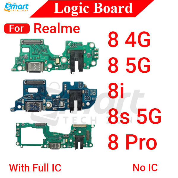 Charging Logic Board For Realme 8 8i 8s 8 Pro 4G 5G Charging Port USB Plug PCB Dock Connector Spare parts