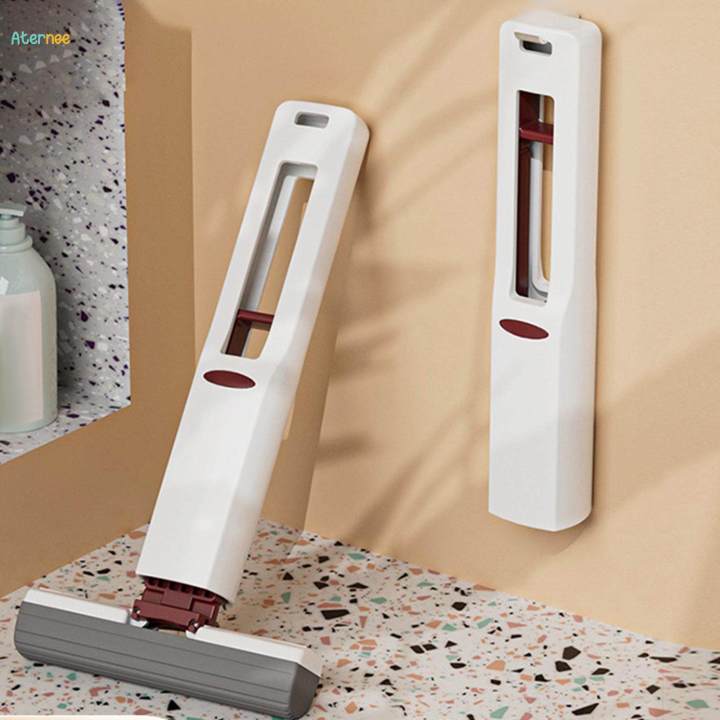 Portable Mini Mop Lazy , Super Absorbent Mini Household Cleaning Tool Hands Free Hand Free Mops Sponge Cleaning Mop for Glass, Home
