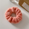 Winter Warm Soft Hair Scrunchies Women Girls Cute Plush Elastic Hair Band Multicolor Rubber Band Cologo. 
