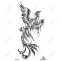 Waterproof Temporary Tattoo Sticker Phoenix Feather Dragon Eagle Hand Back Arm Flash Tatoo Tatto for Woman Men. 