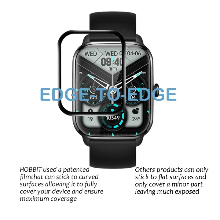 For%20Colmi%20C60%20Smartwatch%20PMMA%20Plastic%20Full%20Coverage%20Screen%20Protector%20-%20Image%203