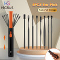 HEGRUS 8PCS Ear Pick Stainless Steel Ear Pick Set Ear Wax Removal Kit Ear Spoon Ear Scoop Ear Cleaner Tool Ear-picking with a Storage Tube. 