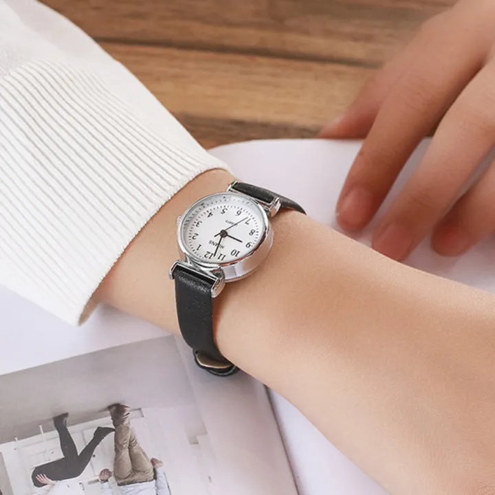 Simple%20Women%20Small%20Round%20Dial%20Arabic%20Numbers%20Analog%20Quartz%20Wrist%20Watch%20Gift%20-%20Image%205