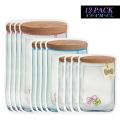 【Cathery Baby Store】Sealing Mason Jar Portable Plastic Food Container Nuts Bag Fresh Food Storage Bag Container. 