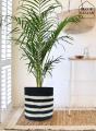 Jute Rope Plant Basket Modern Woven Basket for 8" Flower Pot Floor Indoor Planters, 8” x 8” Storage Organizer Basket Home Decor.