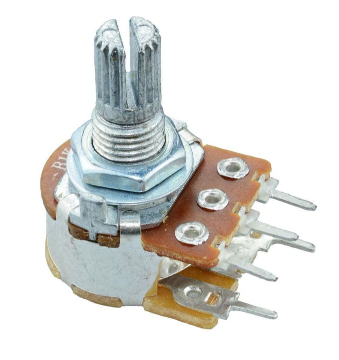 5pcs%20B100K%20100K%20Ohm%20WH148%206Pin%20Linear%20Dual%20Rotary%20Potentiometer%20Pot%20Shaft%2020mm%20Stereo%20Volume%20Controller%20-%20Image%202