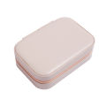 Leather Jewelry Organizer Box Portable Jewellery Storage Holder For Ring Earrings Necklace Bracelet Travel Organizer Case PU. 