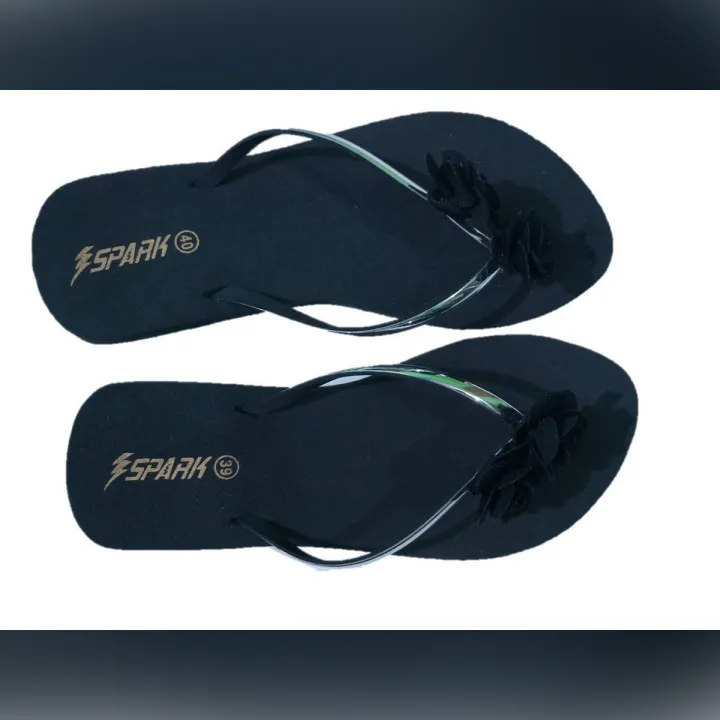 Spark%20Ladies%20Black%20Flower%20Sleeper%20-%20Image%203