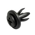 Fastener Push Pin Clips Push Pin Clip Black Accessories 6mm Hole Dia Plastic New. 