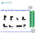 JCID Tag-On Rear Camera Repair FPC Flex For iPhone 12-14PM Solve Code Matching and Pop up window problems Without Soldering.
