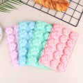 15 Holes Cat Dog Footprint Silicone Mold DIY Cake Molds Cookie Fondant Dog Cat Paw Pet Candy Cookie Jelly Ice Cube Mould. 