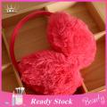 Trendygirl Winter Soft Warm Solid Color Nice Plush Knit Earmuff for Women.