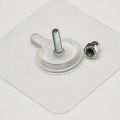6Pcs Strong Self Adhesive Nails Poster Seamless Wall Hook Waterproof Durable Transparent Screw Hanger Hook for Kitchen Bathroom - Wall Hook. 