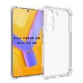 Vivo V30 Lite 4G/Vivo T3 5G Premium Silicone Case Crystal Clear Soft TPU Ultra-Thin Transparent Flexible Protective Mobile Phone Back Cover. 