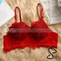 Soffy Soft Comfortable New Red Lace Inner Bra for Women and Sexy Girls.