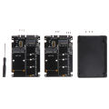 NGFF To SATA 3 External HDD Enclosure MSATA SSD Adapter M.2 SATA Protocol Adapter Board Creek. 