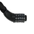 TONYON Bicycle Chain Lock, 90 cm Long, Frame Protection,5 Digit Combination Lock Universal for Motorbike Motorcycle Gate Fence Garage Glass Door Tools Security Lock.