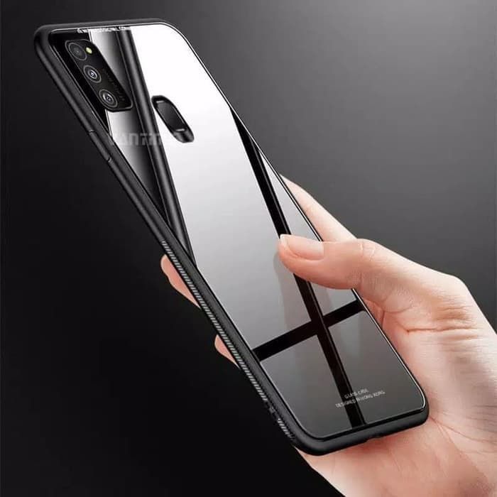 Samsung Galaxy m21 Glass Case Phone Back Cover