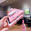 Phone Case For OPPO A7 A5S A12 A3S A37 A9  A5  A53 A92 A52 A31  Cartoon cute 3D Hello Kitty phone case soft silicone phone case cover bracket lanyard. 