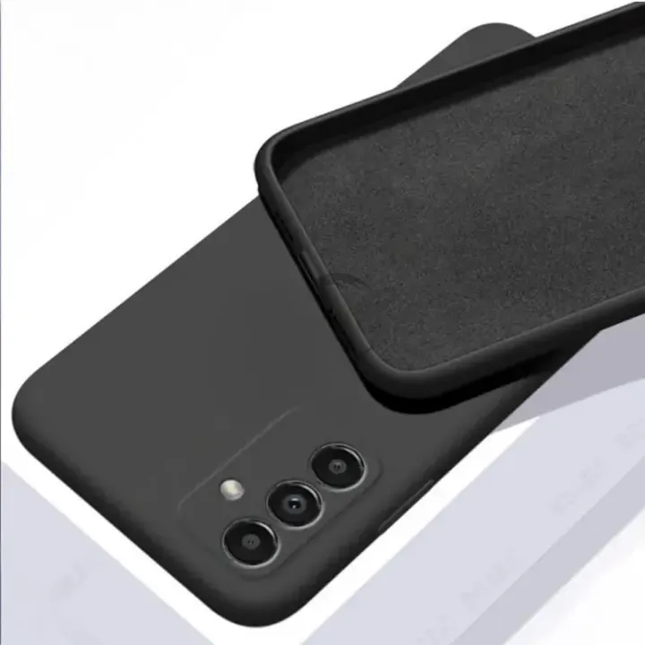 For%20Samsung%20Galaxy%20A55%205G%20Silicone%20Mobile%20Back%20Case,%20Scratch%20Resistant,%20Fingerprint%20and%20Oil%20Resistant%20Cover%20-%20Image%202