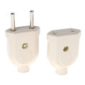 2 Pin EU Plug Male Female electronic Connector Socket Wiring Power Extension. 