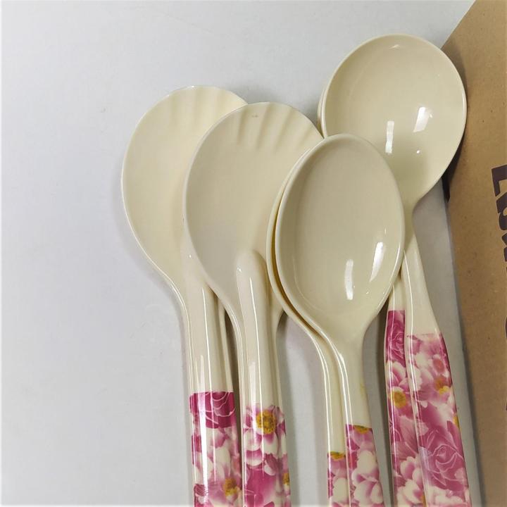 6 Pieces High Quality Melamine Spoon Set for kitchen and dining
