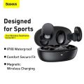 Baseus Encok W11 TWS True Wireless Bluetooth Earbuds - Black By Elover. 