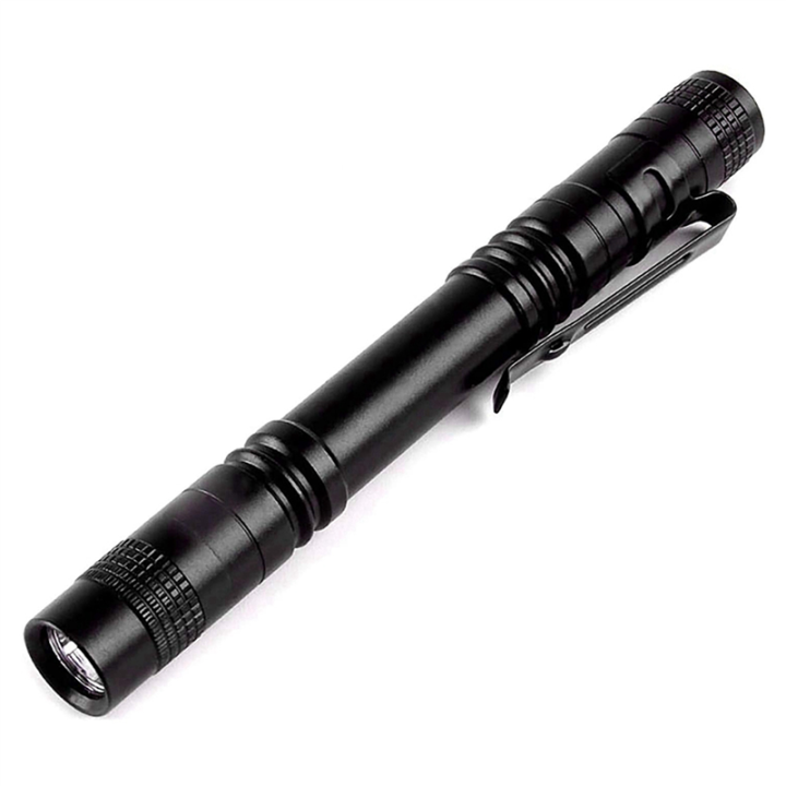 2PC LED Mini Flashlight - High Lumen, Zoomable, Water Resistant Light - Pocket-Size Small LED Flashlight