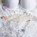 Best Bra Premium New White Soft Comfortable Lace Foam Paded Pushup Bra And Panty Set For Beautiful Women And Sexy Girls - Bra Panty Set. 
