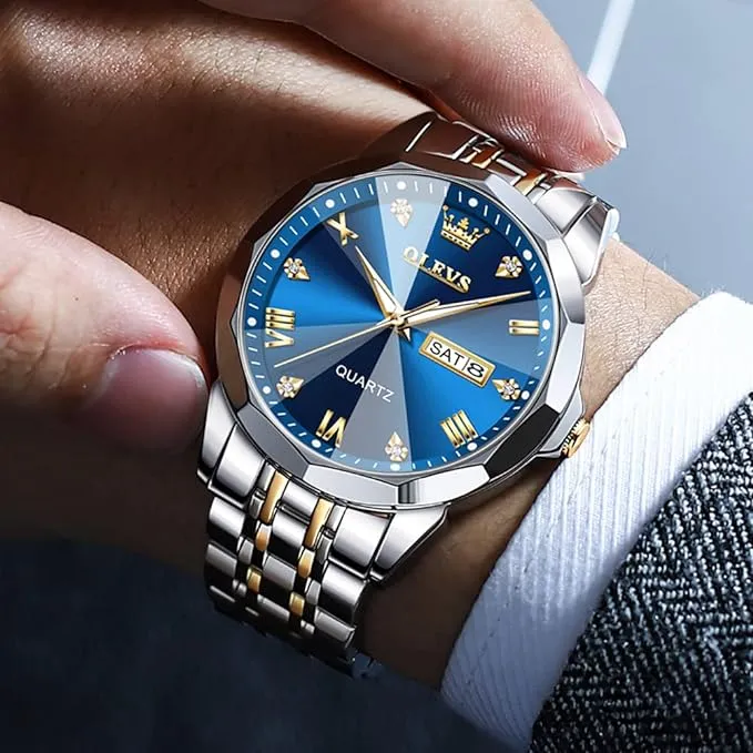 Business%20man%20Analog%20Quartz%20Stainless%20Steel%20Luminous%20Date%20Two%20Tone%20Luxury%20Casual%20Wrist%20Watch%20-%20Image%202