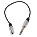 1/4 inch to 3.5mm Stereo Adapter Cable 6.35mm TRS Male to 3.5mm Female Quarter Inch Headphone Jack Converter AUX Connector Cable. 