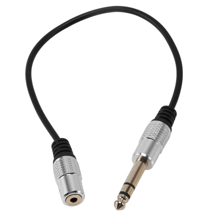 1/4%20inch%20to%203.5mm%20Stereo%20Adapter%20Cable%206.35mm%20TRS%20Male%20to%203.5mm%20Female%20Quarter%20Inch%20Headphone%20Jack%20Converter%20AUX%20Connector%20Cable%20-%20Image%202